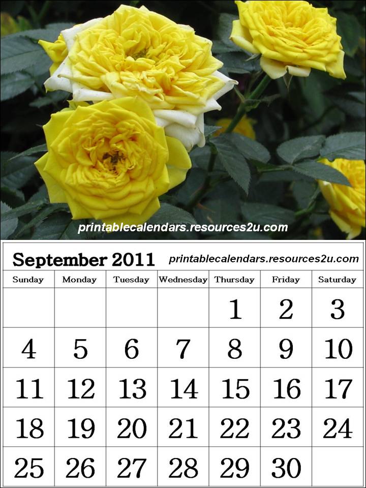 2011 September 2011 Calendar Colorful Designs 2011-september-2011-calendar-colorful-designs