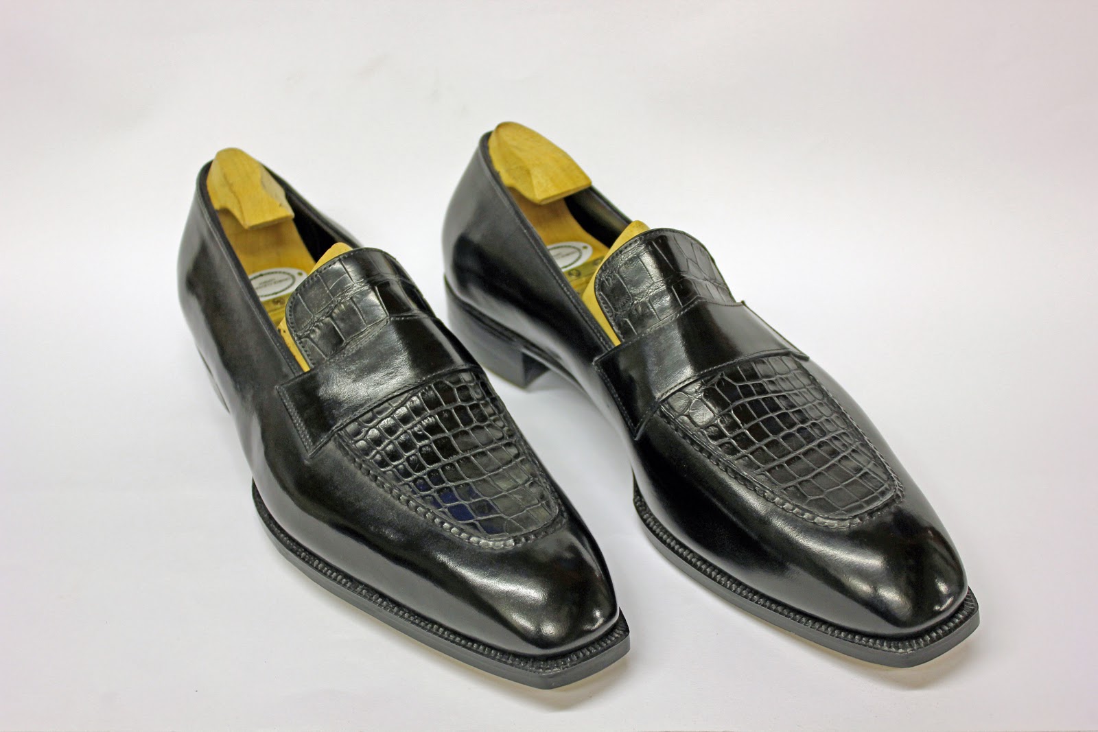 The Shoe AristoCat: GJ Cleverley - alligator and calf hide loafer