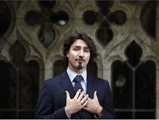 Justin Trudeau, a practiced pose in the House of Commons