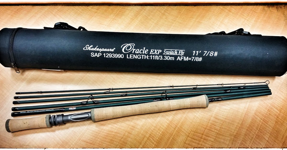 3 SIZES AVAILABLE SHAKESPEARE ORACLE EXP SALMON FLY ROD 6PC TRAVEL 