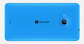 Microsoft Lumia 535 Dengan Back Cover warna Blue Cyan