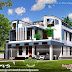 House plan of beautiful contemporary home