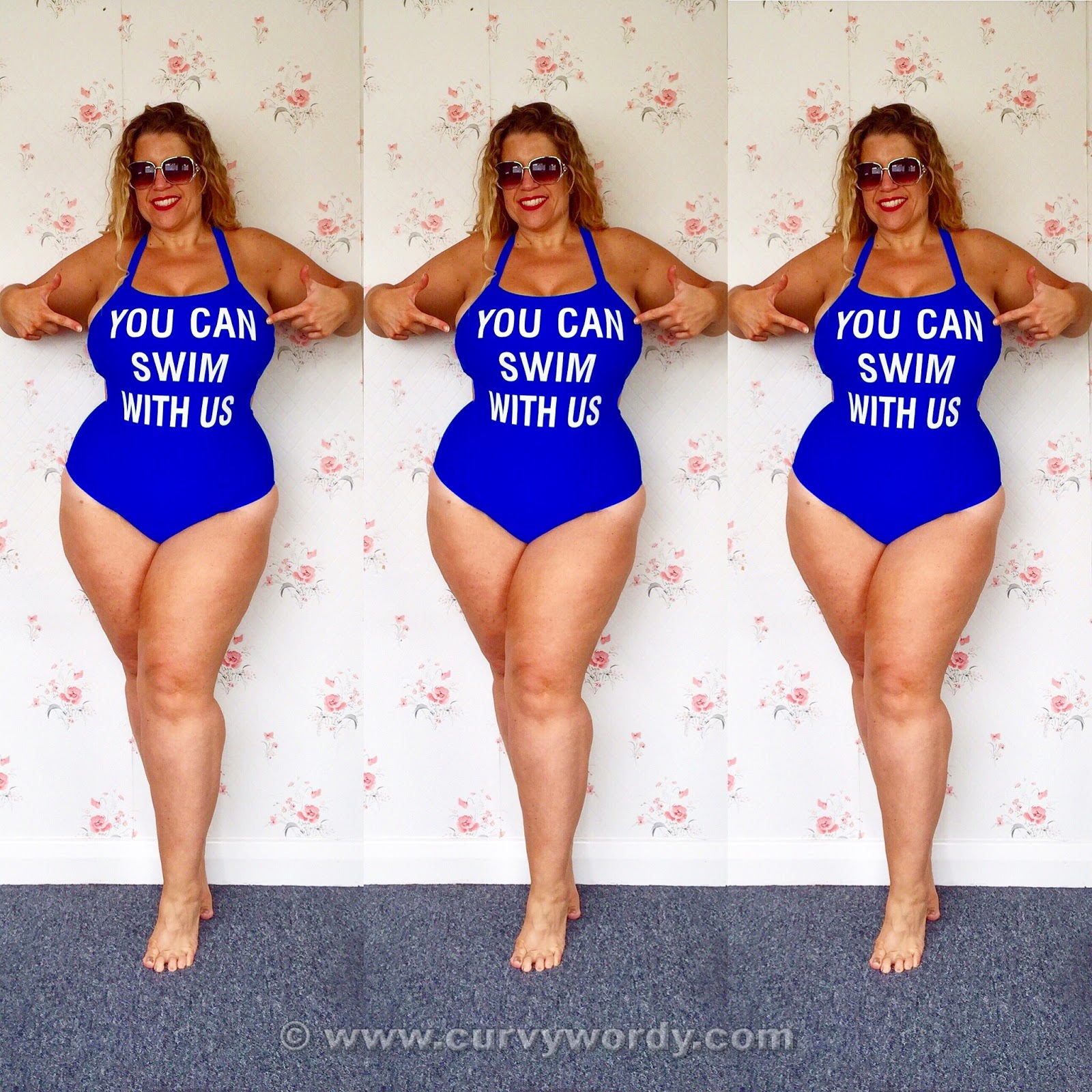Forever 21+ You Can Swim With Us Swimsuit