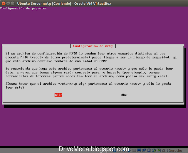 Restringimos permisos en MRTG Restringimos permisos en MRTG