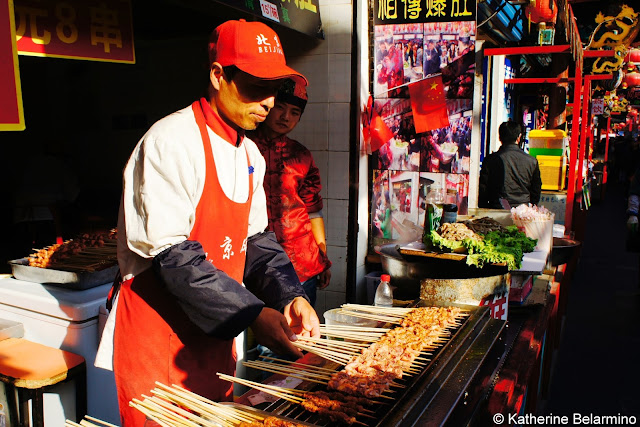 Wanfujing Snack Street Skewers Beijing China