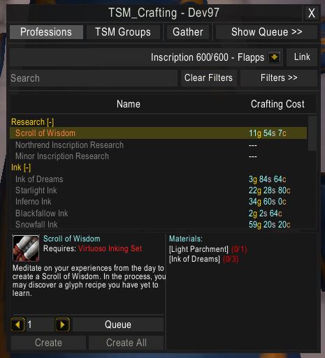 Profession Gold: THE gold tip/TSM 2.0 quick guide