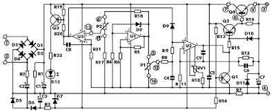 STABILIZER POWER SUPPLY 0-30 VDC CIRCUIT |simple schematic diagram