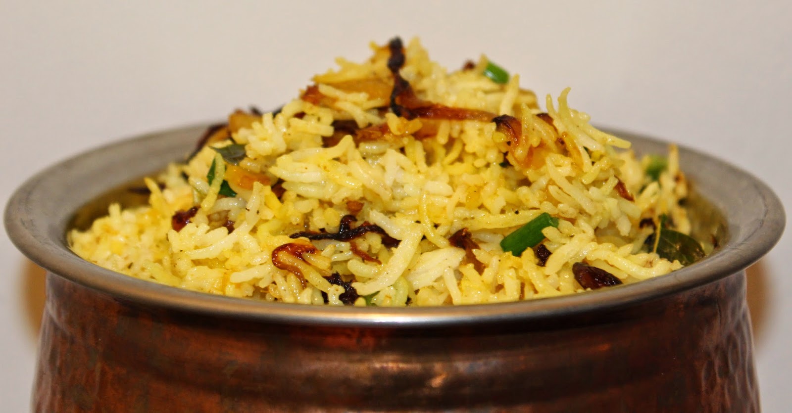 My Kitchen's Aroma Aloo and Spring onion rice