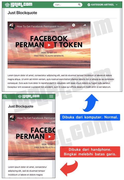 Cara Terbaru Memasang Video Youtube Responsive di Blog Cara Terbaru Memasang Video Youtube Responsive di Blog