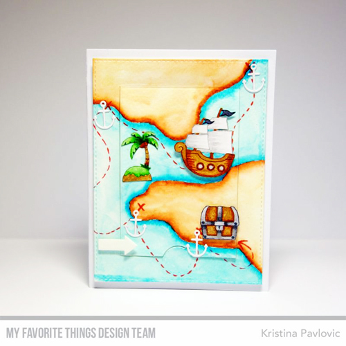 Handmade card from Kristina Pavlovic featuring products from My Favorite Things #mftstamps