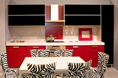 Modern black and red kitchen designs ideas furniture 2015
