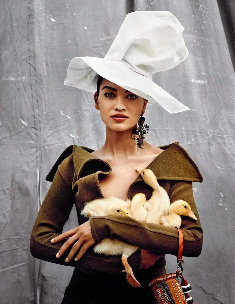 Vogue India editorial featuring Shanina Shaik by Kristian Schuller