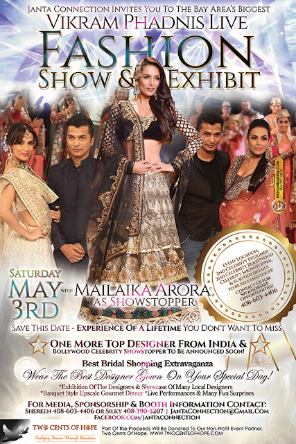 Vikram Phadnis Fashion Show & Exhibit Flyer Design