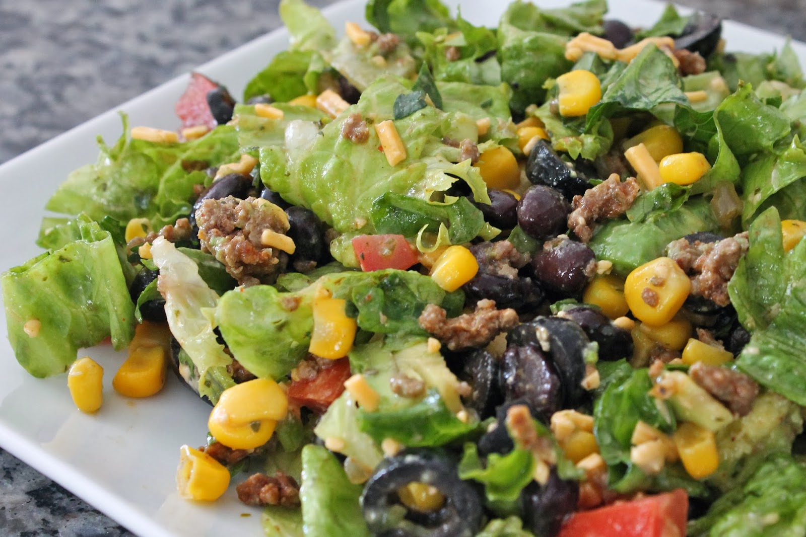 Cooking with Mandy Taco Salad with Cilantro Vinaigrette