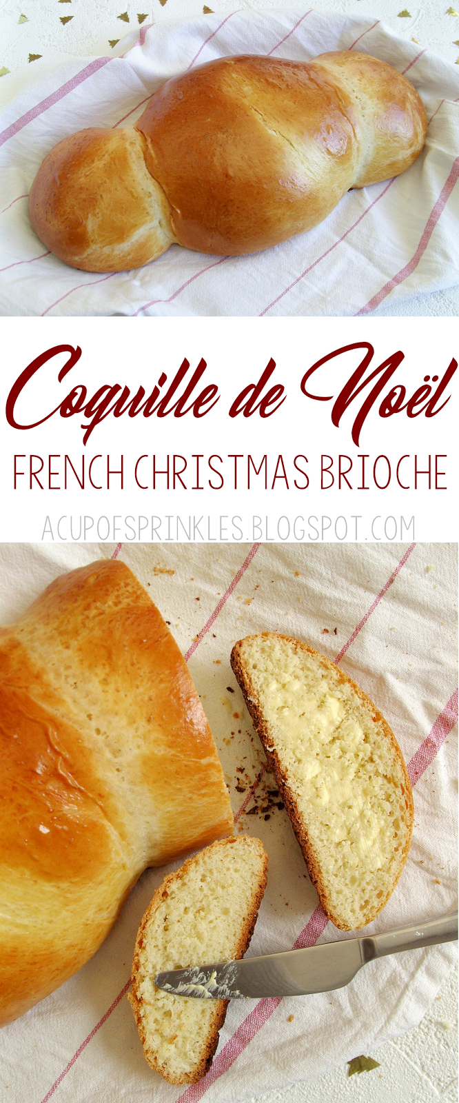 Coquille de Noël French Christmas brioche recipe