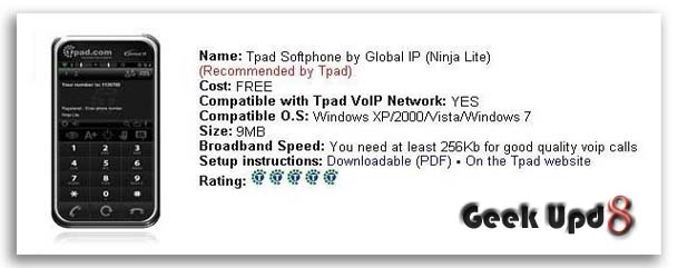 Step3. Download Tpad Softphone