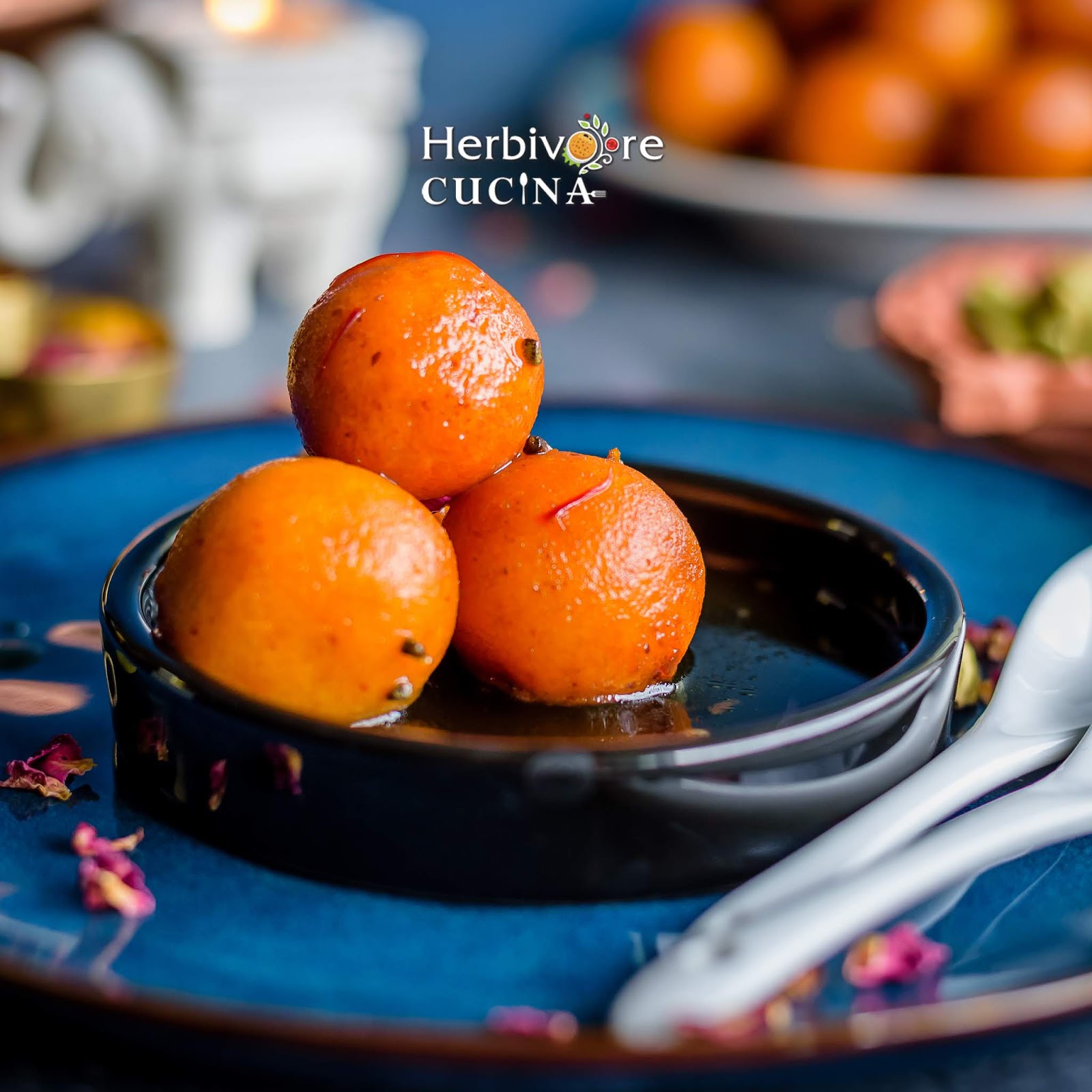 Herbivore Cucina Ricotta Cheese Gulab Jamun