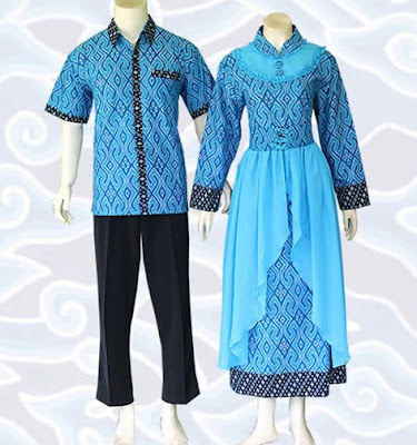 Model Gamis Batik Sarimbit remaja Model Gamis Batik Sarimbit remaja