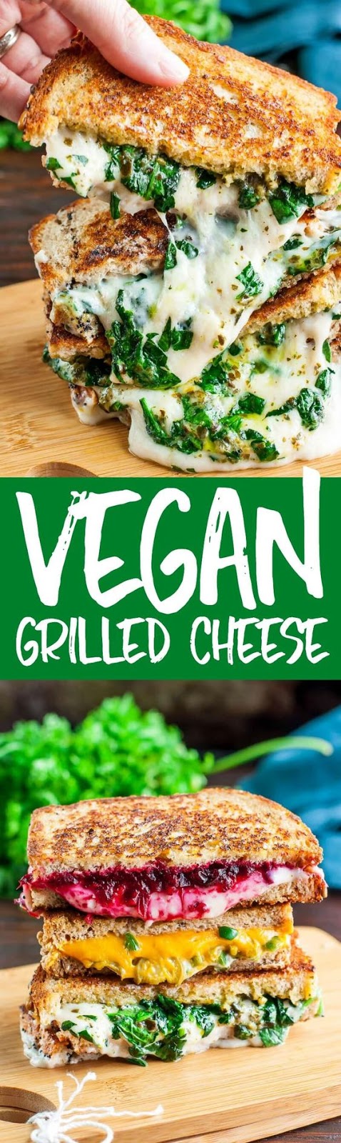 VEGAN GRILLED CHEESE SANDWICHES