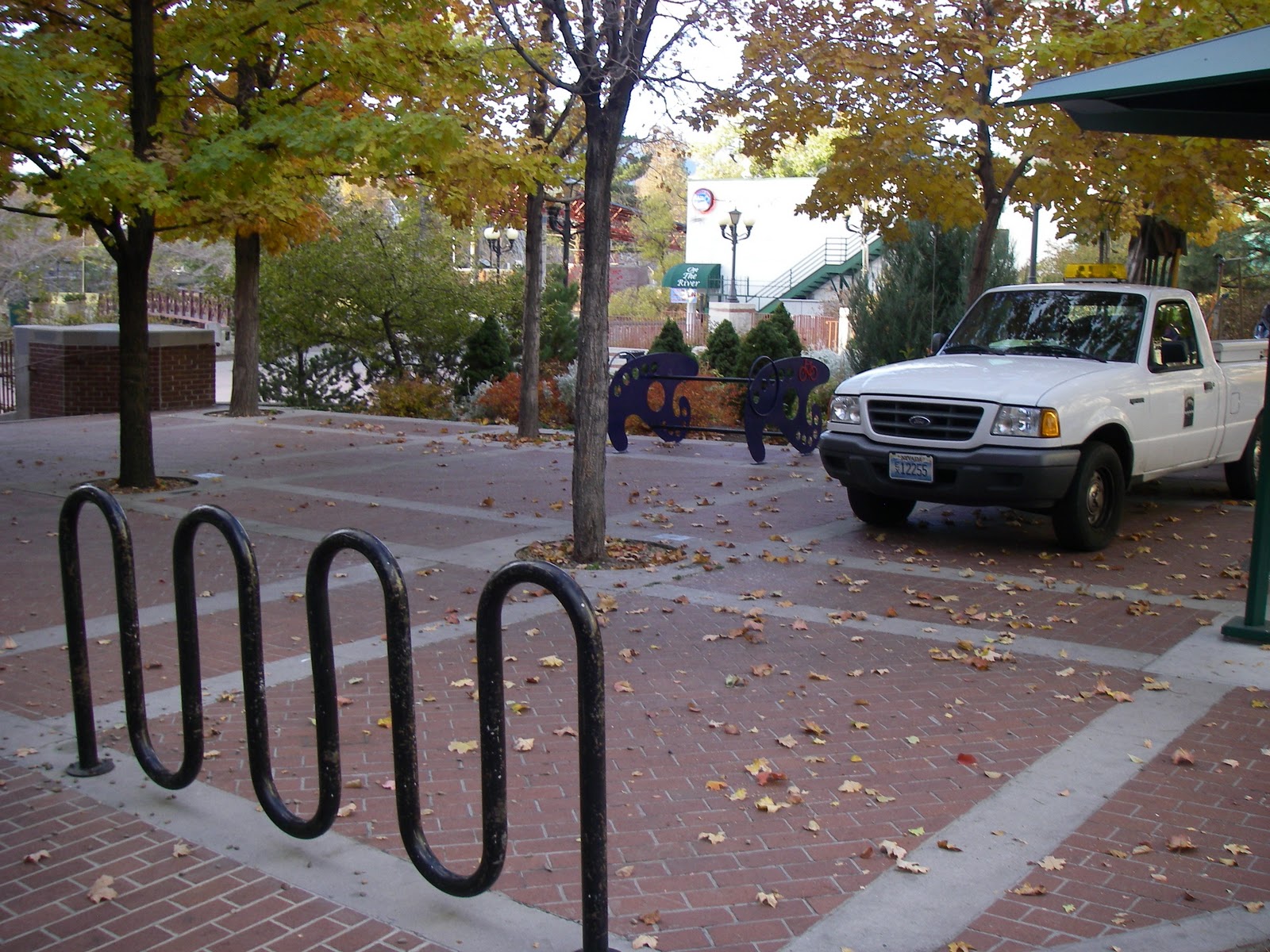 Riding in Reno: Couple more bike rack locations.