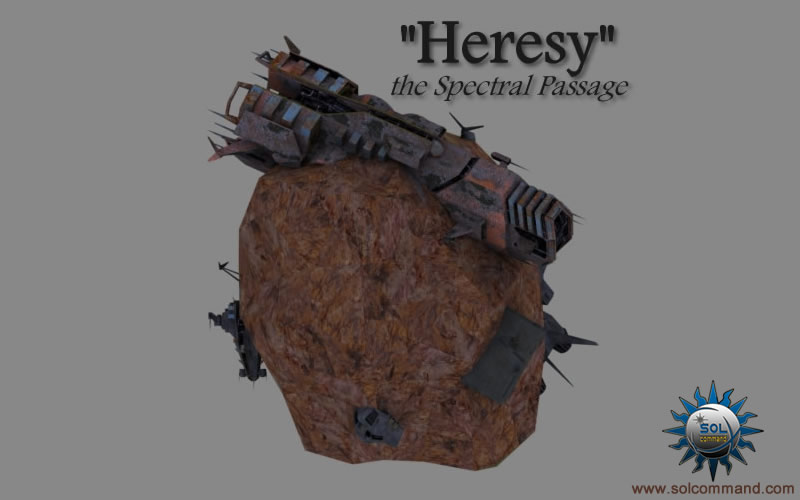 Heresy spectral passage asteroid ship incident 3d model free download concept art combat research science experiment gone wrong scifi futuristic