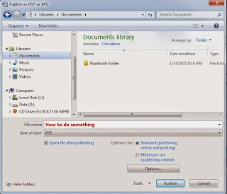 Portable Document Format atau yang disingkat dengan PDF Tutorial Cara Membuat file word menjadi pdf di Microsoft Word 2007