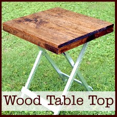wood table top