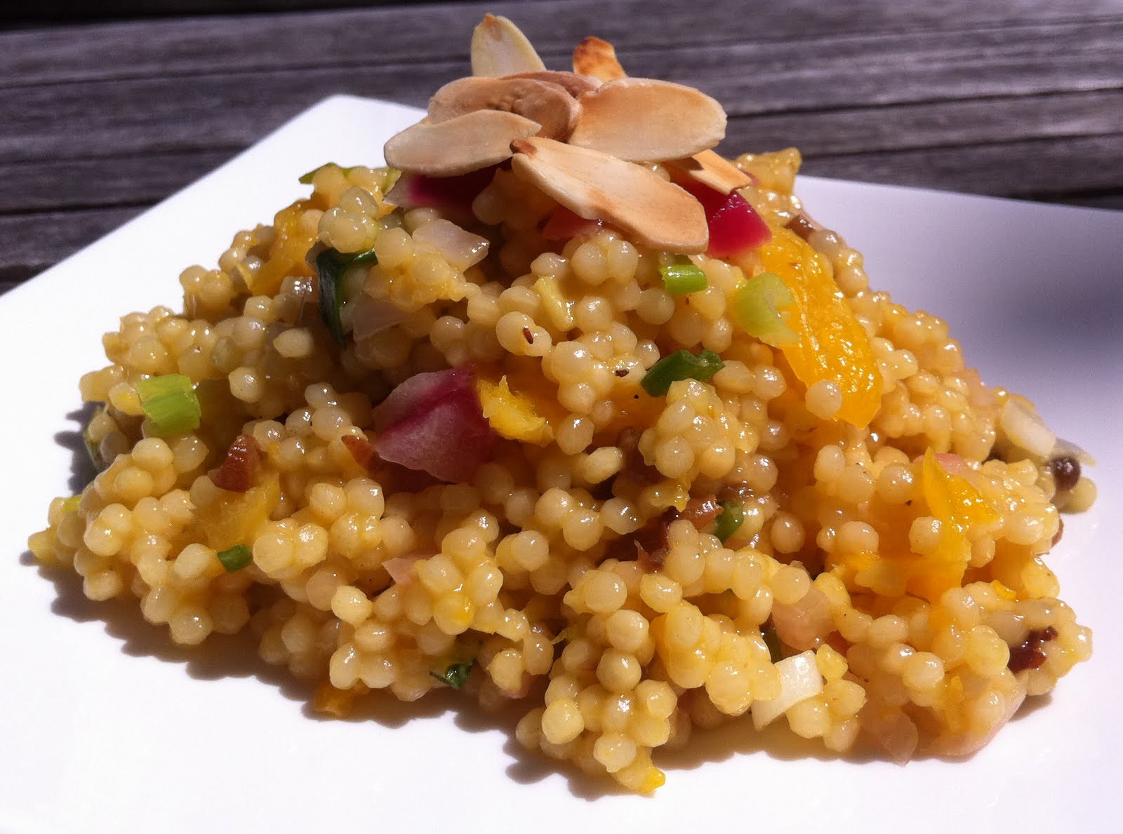 FOOD STYLING AND REAL LIFE: Orange Ginger Couscous Salad
