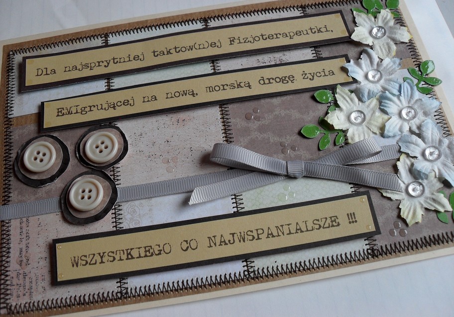 Pożegnanie Koleżanki Odchodzącej Z Klasy hand made by e♥e :): Karteczka na pożegnanie koleżanki z Pracy