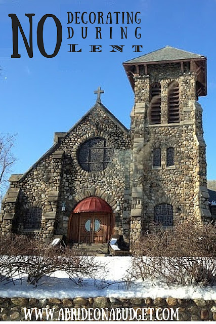 If you're picking your wedding date, and planning on getting married in a church, be sure to check to see if it's during Lent. Many churches will NOT allow you to decorate at all during the Lenten season, so keep that in mind -- and read this post from www.abrideonabudget.com about it. If you're picking your wedding date, and planning on getting married in a church, be sure to check to see if it's during Lent. Many churches will NOT allow you to decorate at all during the Lenten season, so keep that in mind -- and read this post from www.abrideonabudget.com about it.