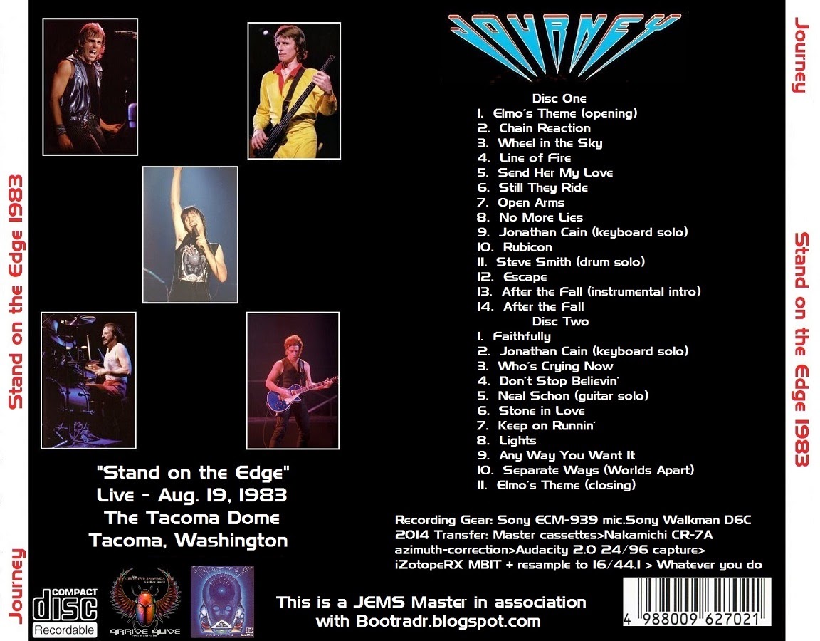 T.U.B.E.: Journey - 1983-08-19 - Tacoma, WA (AUD/FLAC)