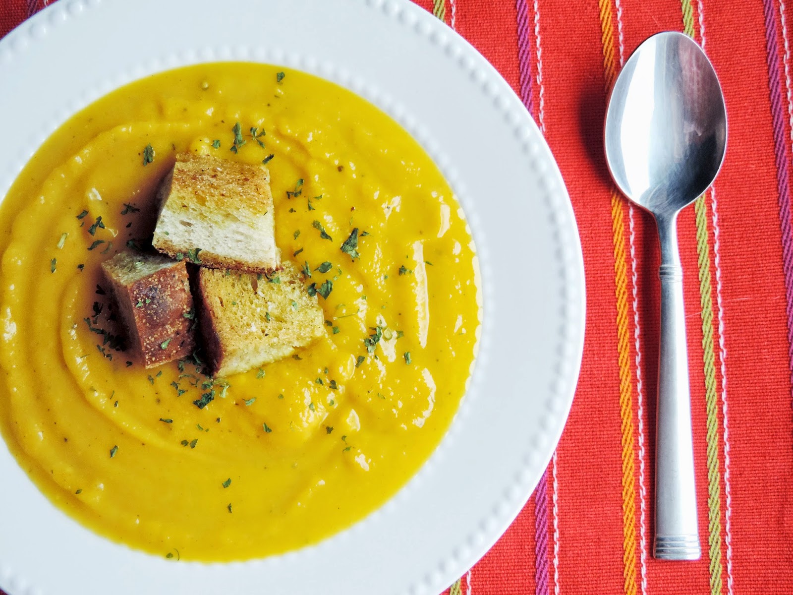 Creamy Roasted Butternut Squash Soup - The Kitchen Wife