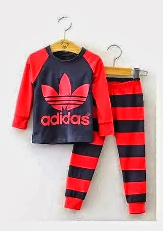 Retail & Borong Baju Kanak-kanak Branded: #220497 ADIDAS PYJAMA