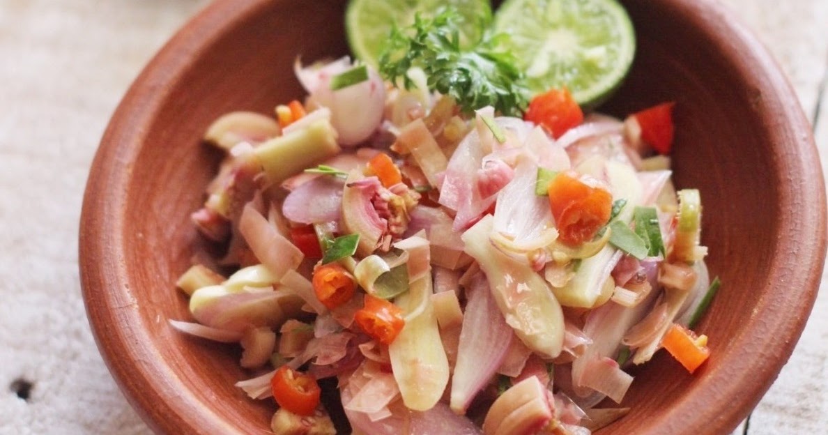 Resep Sambal Matah Bunga Resep Sambal Matah Bunga
