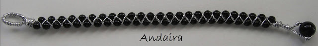 Andairadas: PULSERAS TRENZADAS CON BOLAS