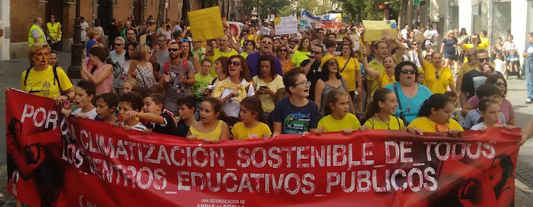 Escuelas de Calor. #AulasSíSaunasNo