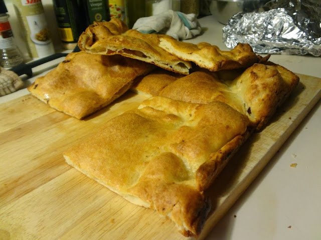 Sliced Yorkshire pudding