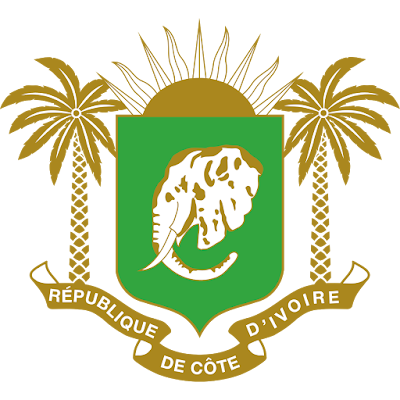 Logo Gambar Lambang Simbol Negara Pantai Gading PNG JPG ukuran 400 px