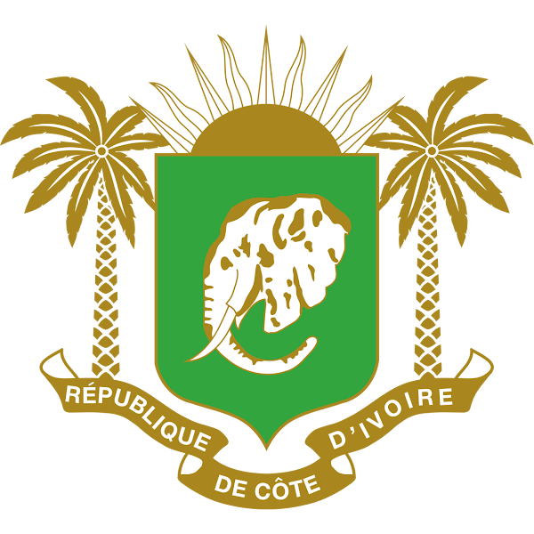 Logo Gambar Lambang Simbol Negara Pantai Gading PNG JPG ukuran 600 px