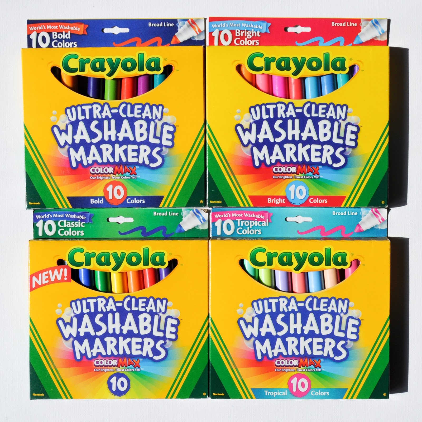 Crayola Ultra-Clean Washable Marker - Black, Broad Tip