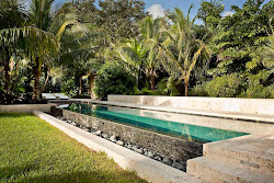 garden tropical modern landscaping landscape florida pool miami backyard gardens raymond narrow long outdoor rich idea swimming designs jungles simple