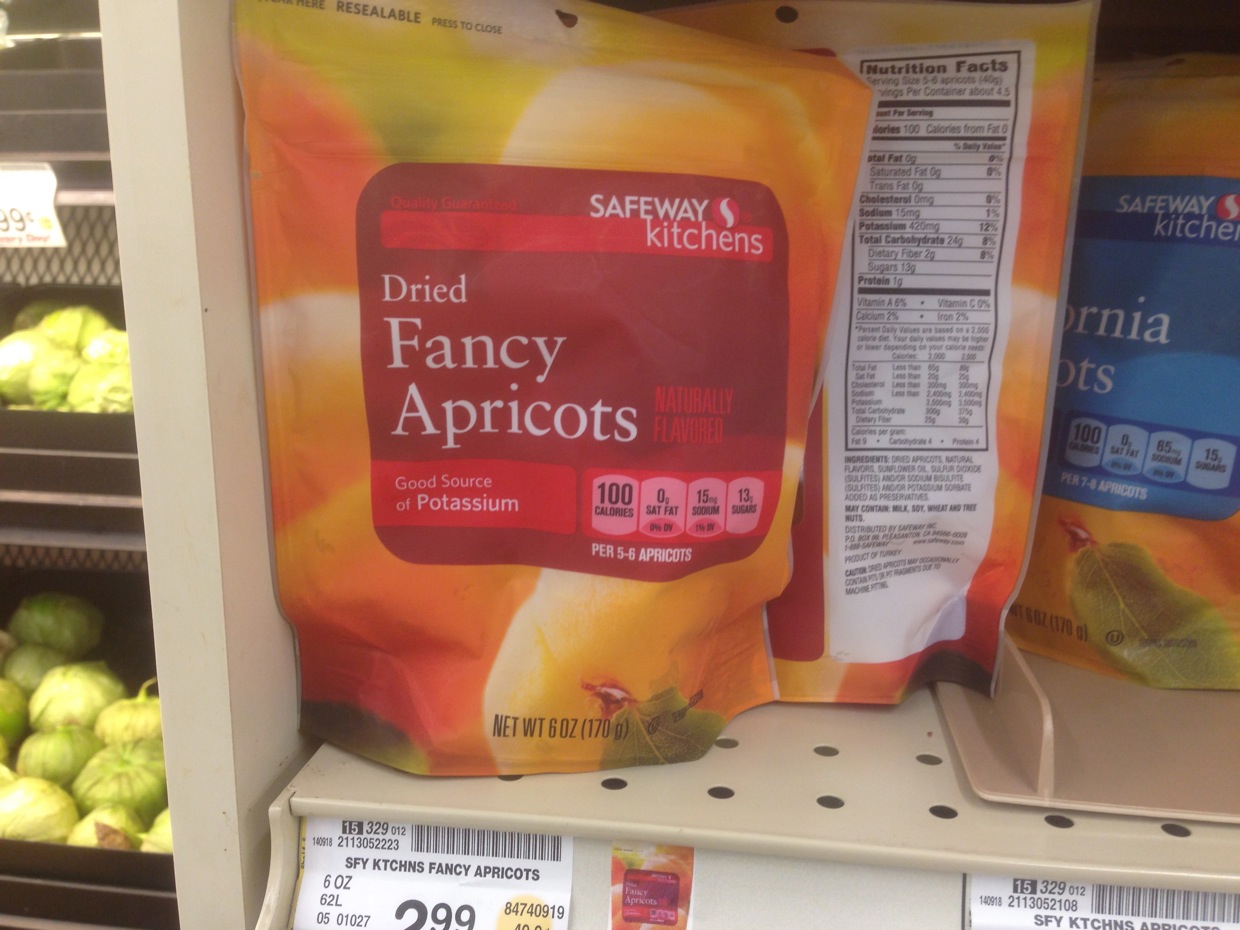 Healthy Grocery Dried Fancy Apricots, Safeway Kitchens, 6 oz Safeway