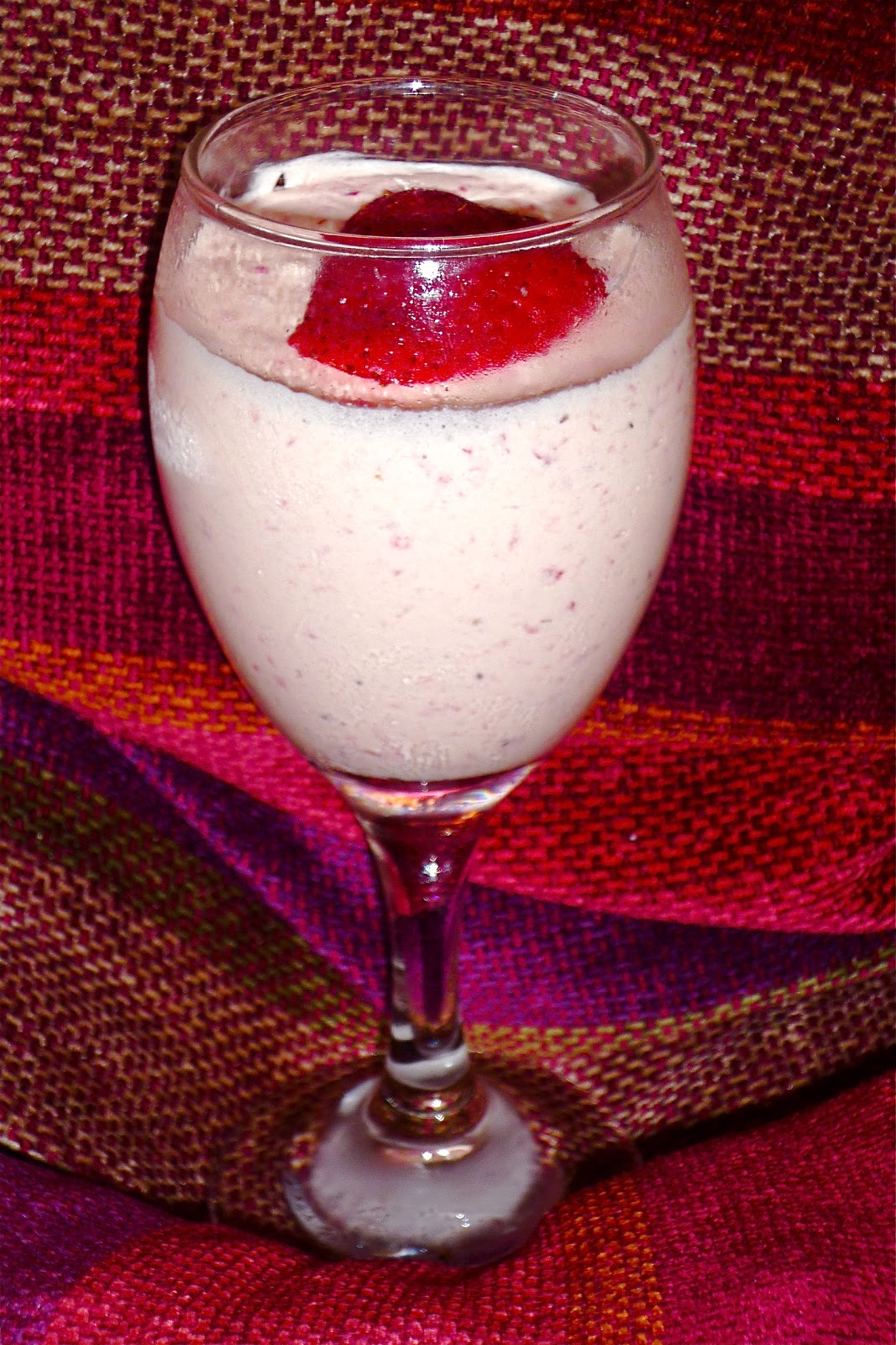 Frozen StrawberryGrand Marnier Mousse Cafe Delites