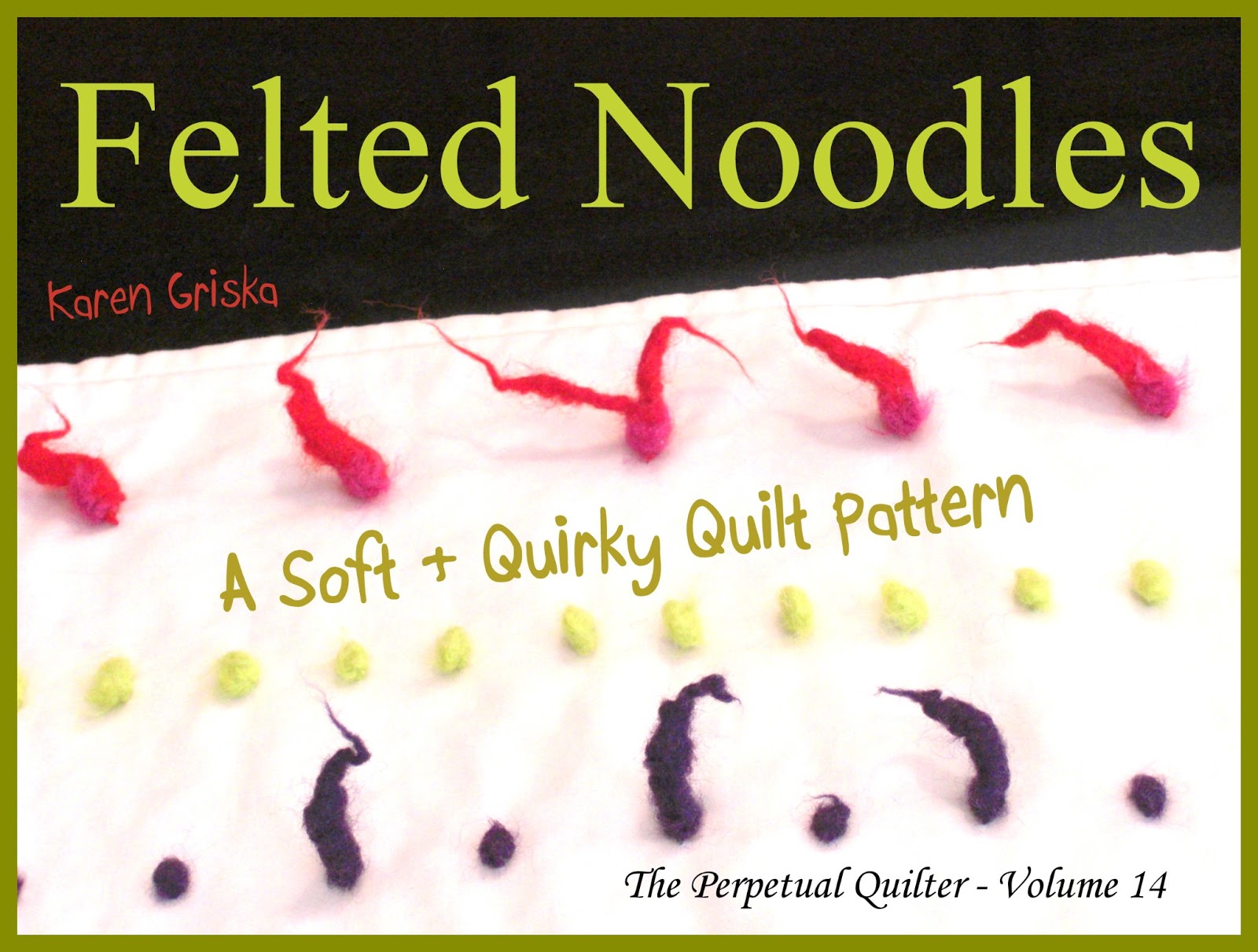 Selvage Blog Felted Wool Quilt Pattern Soft and Quirky!