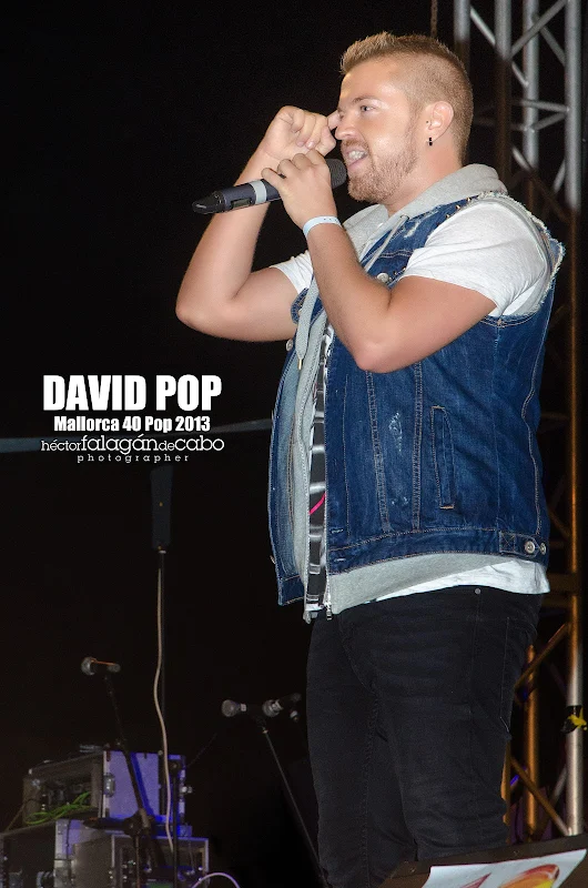 David Pop en el Mallorca 40 Pop 2013. Héctor Falagán De Cabo | hfilms & photography.