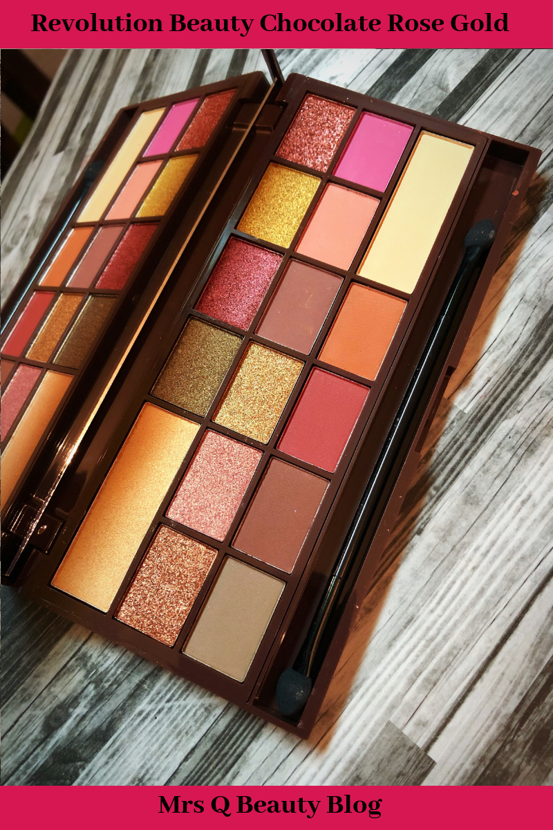 Revolution Beauty Chocolate Rose Gold Palette (Review and Swatches