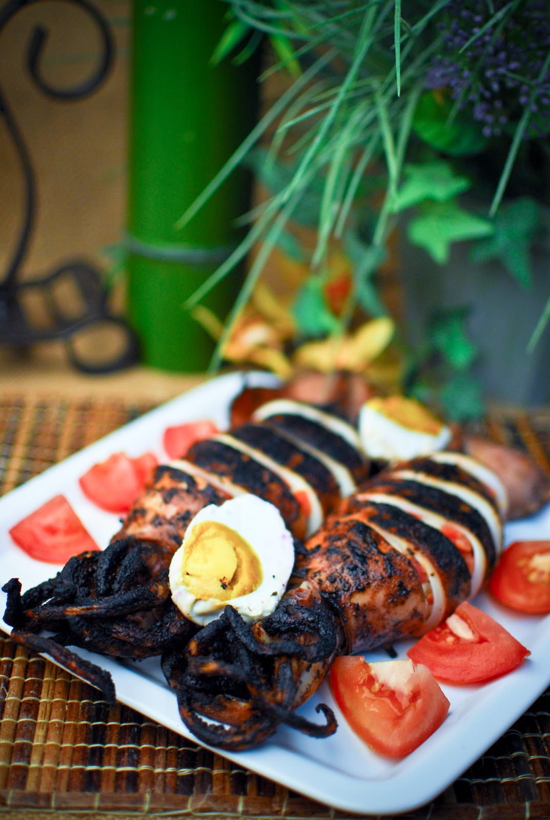 Isla Kulinarya: Binusog na Pusit (Stuffed Squid) by Chef Reggie Torres