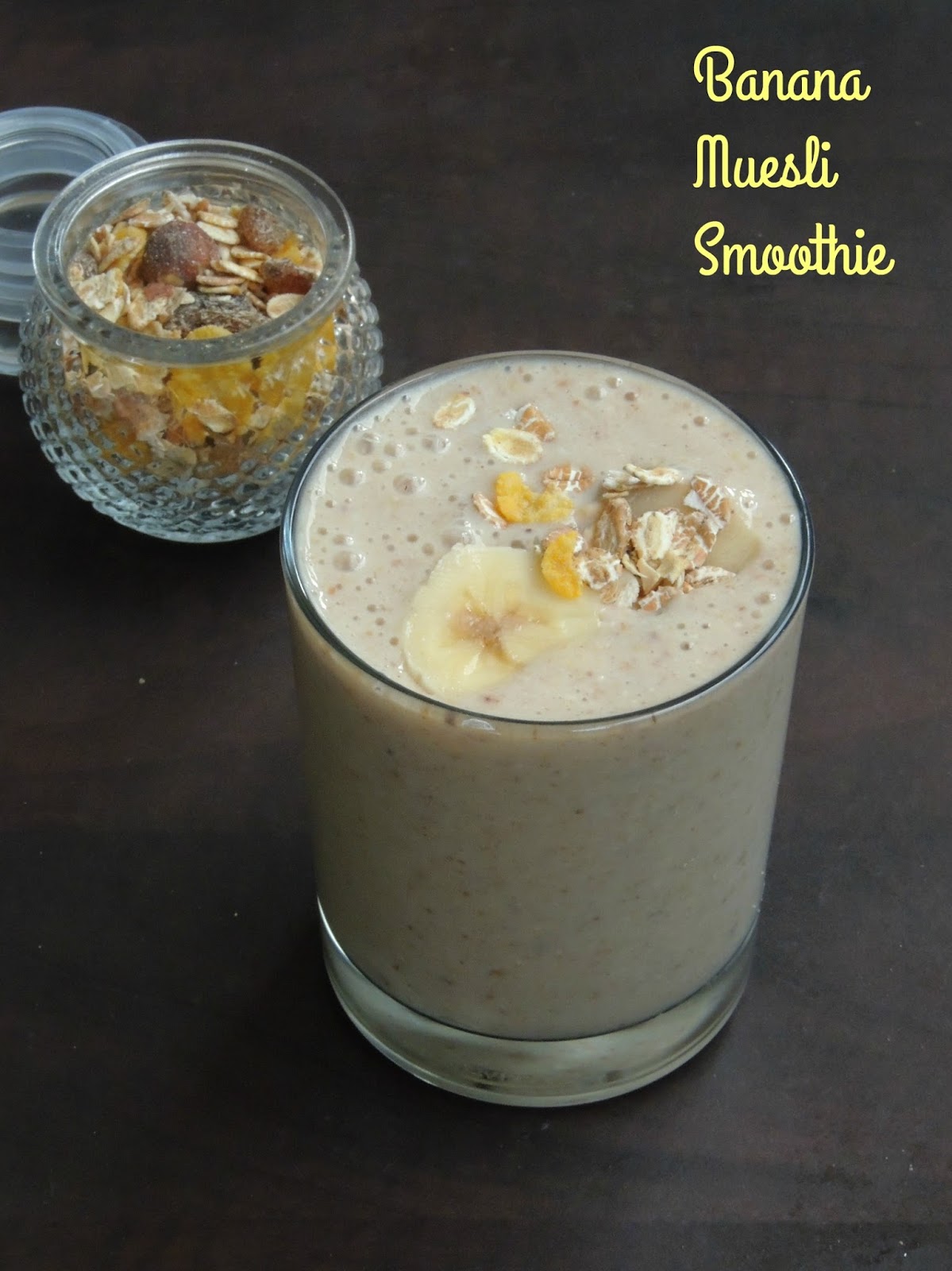 Banana Muesli Smoothie Cook N Click