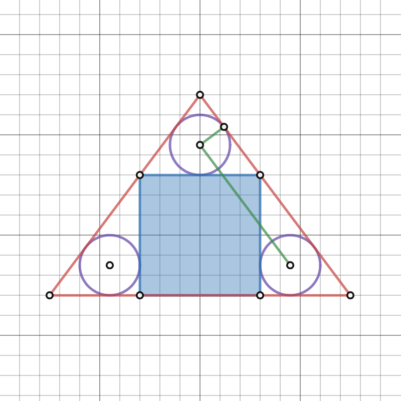 Matematik med Desmos Triangles, Circles and Square