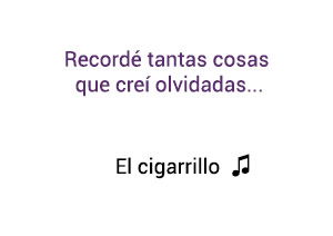 Ana Gabriel El Cigarrillo significado de la canción.